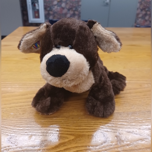 -Ganz Webkinz "Mocha Pup" brown dog plush  stuffed animal - Picture 2 of 15